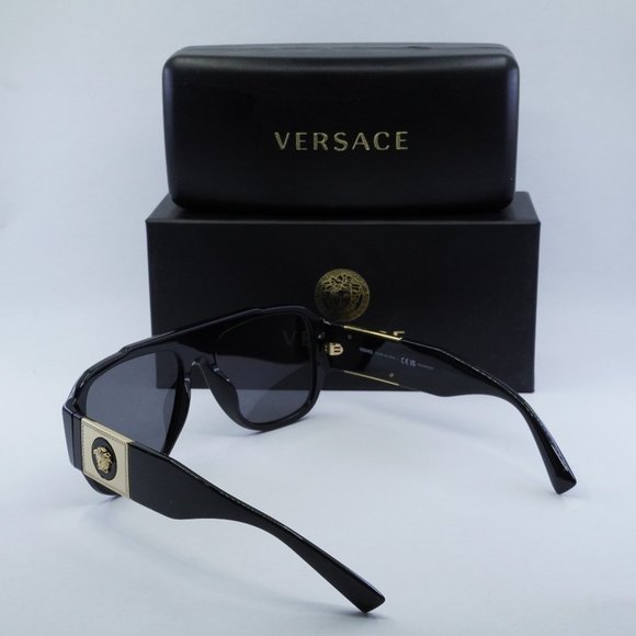 Versace VE4436U GB1/81 Aviator Sunglasses - Black/Grey Polarized main image 8